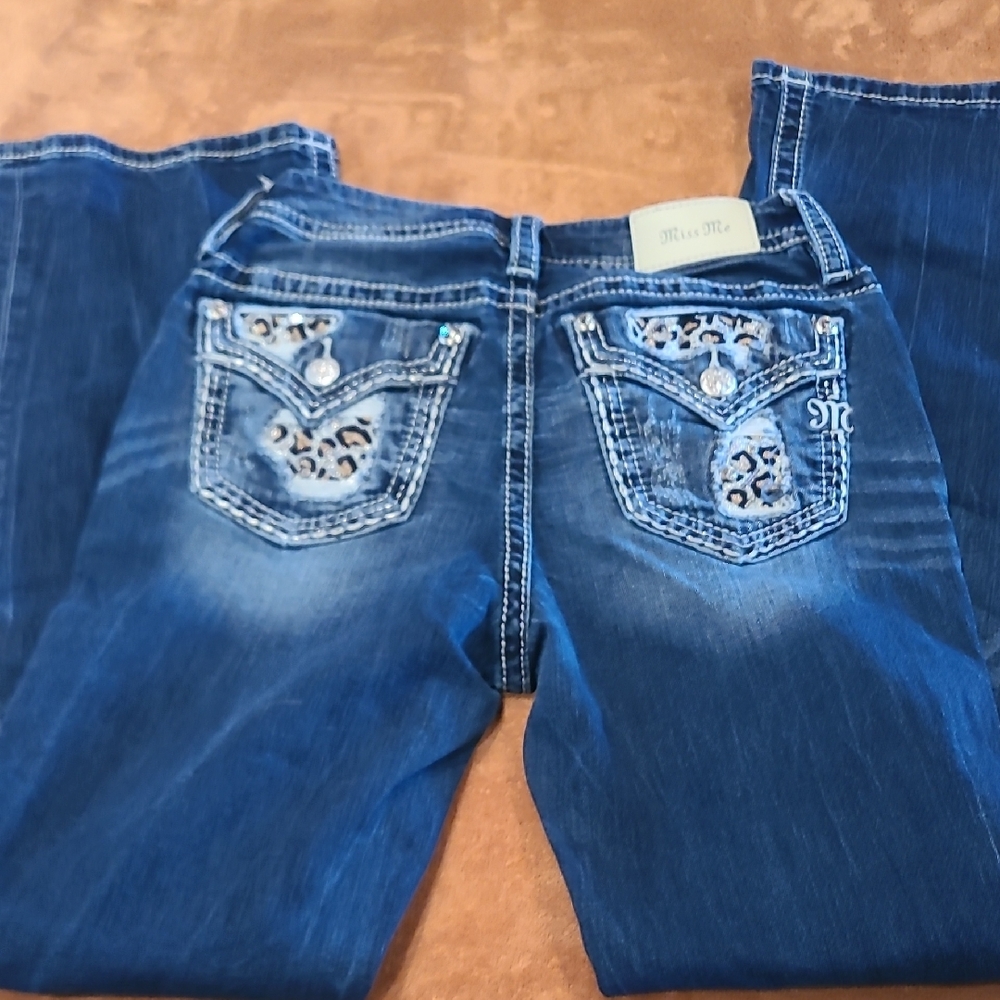 Miss Me Dark Blue Boot Cut Jeans - Picture 8 of 14